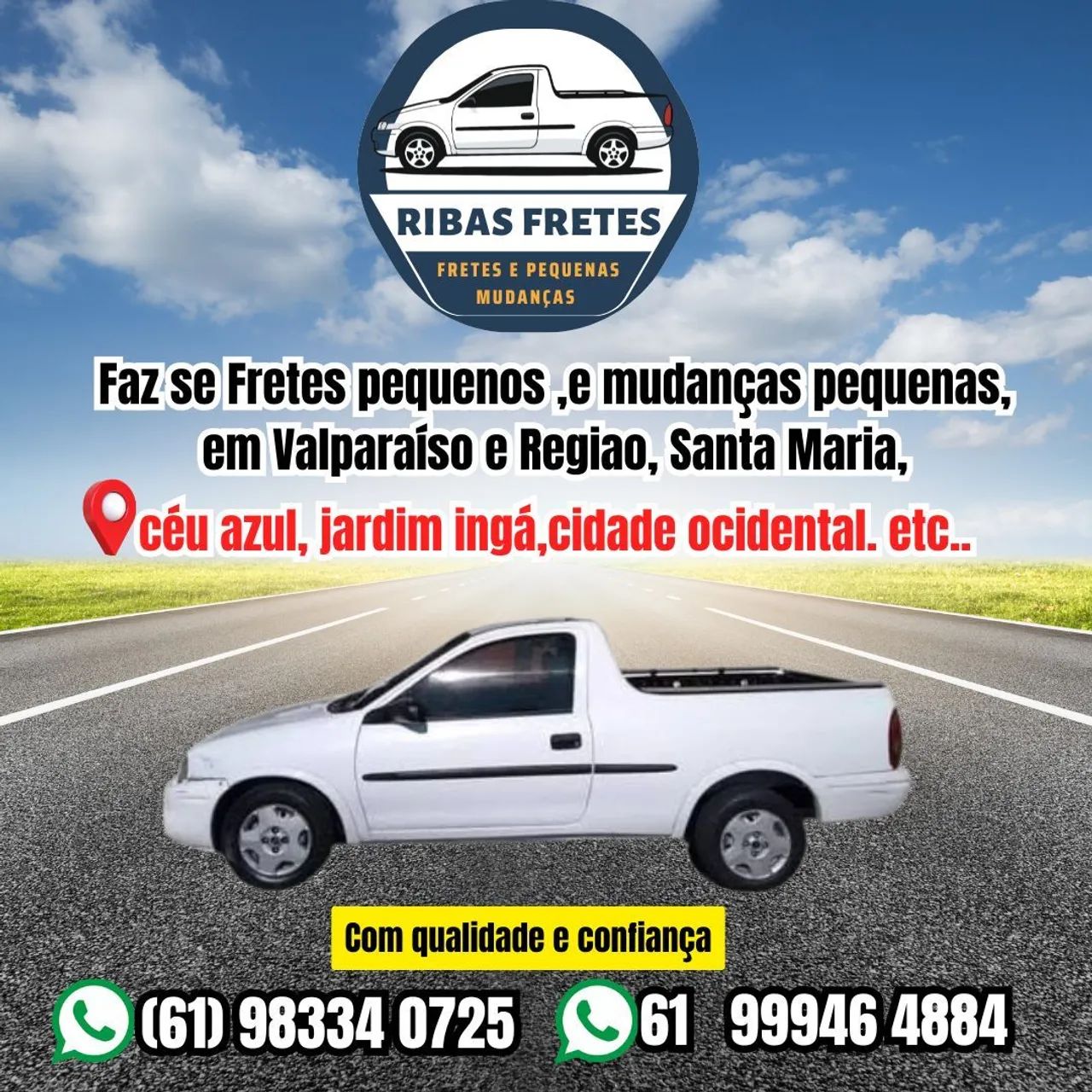 Fretes Baratos ,Pequenas Mudanças ,Valparaíso e região!