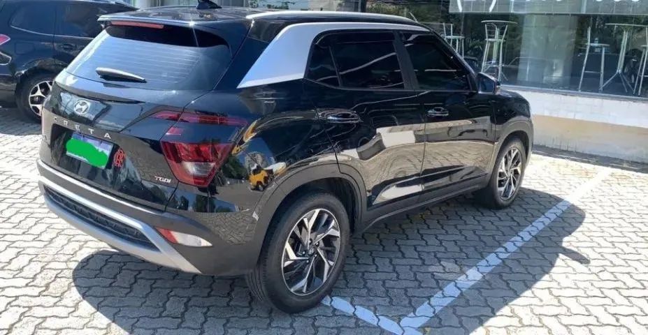 CRETA 1.0 TGDI FLEX PLATINUM AUTOMÁTICO - TETO SOLAR - BANCOS DE COURO - Foto 3