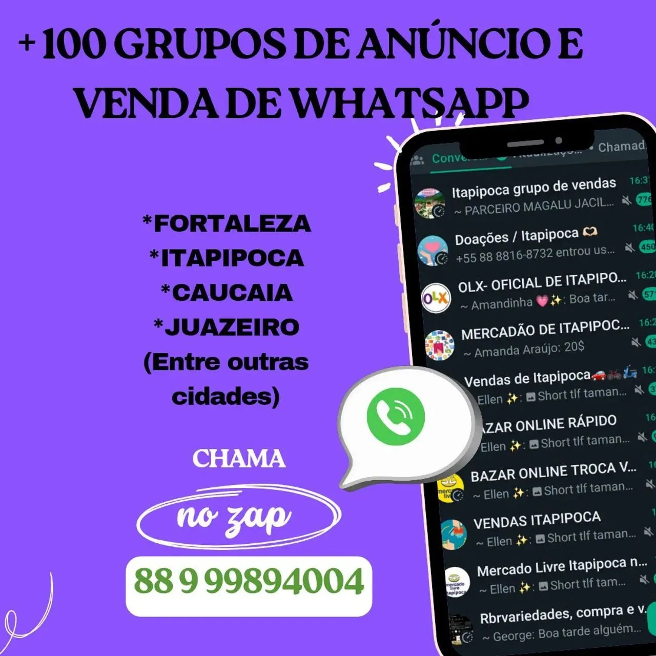 Os melhores grupos de Vendas e anúncios do Ceará 