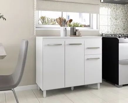 Móvel Multifuncional Balcão Milla com Espaço Interno