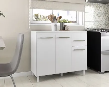 Móvel Multifuncional Balcão Milla com Espaço Interno