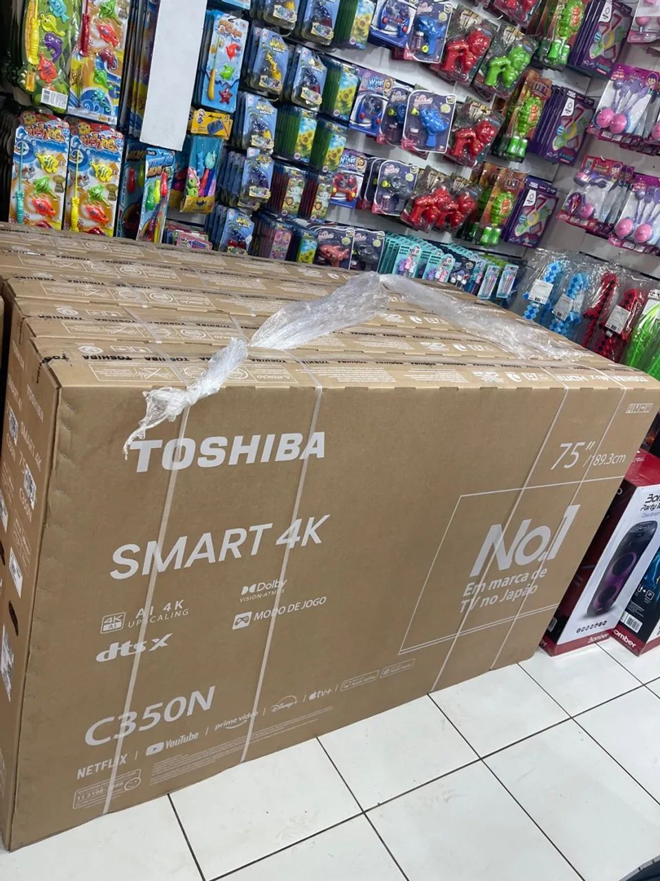 TV Toshiba Smart 4K 75'' smart nota fiscal garantia * - Foto 3