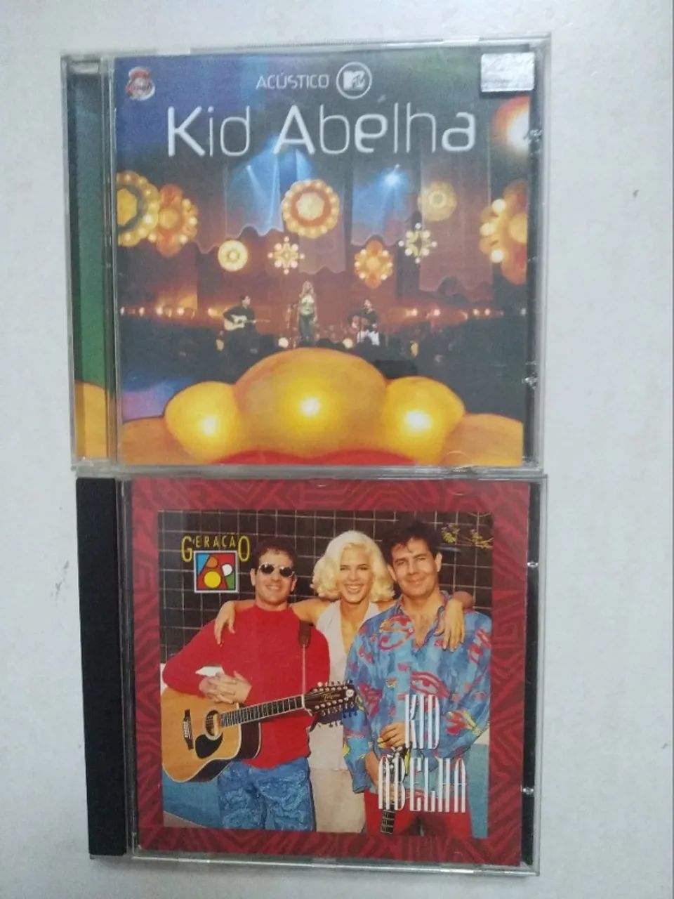 Lote 2 Cds Kid Abelha Geração Pop E Acústico