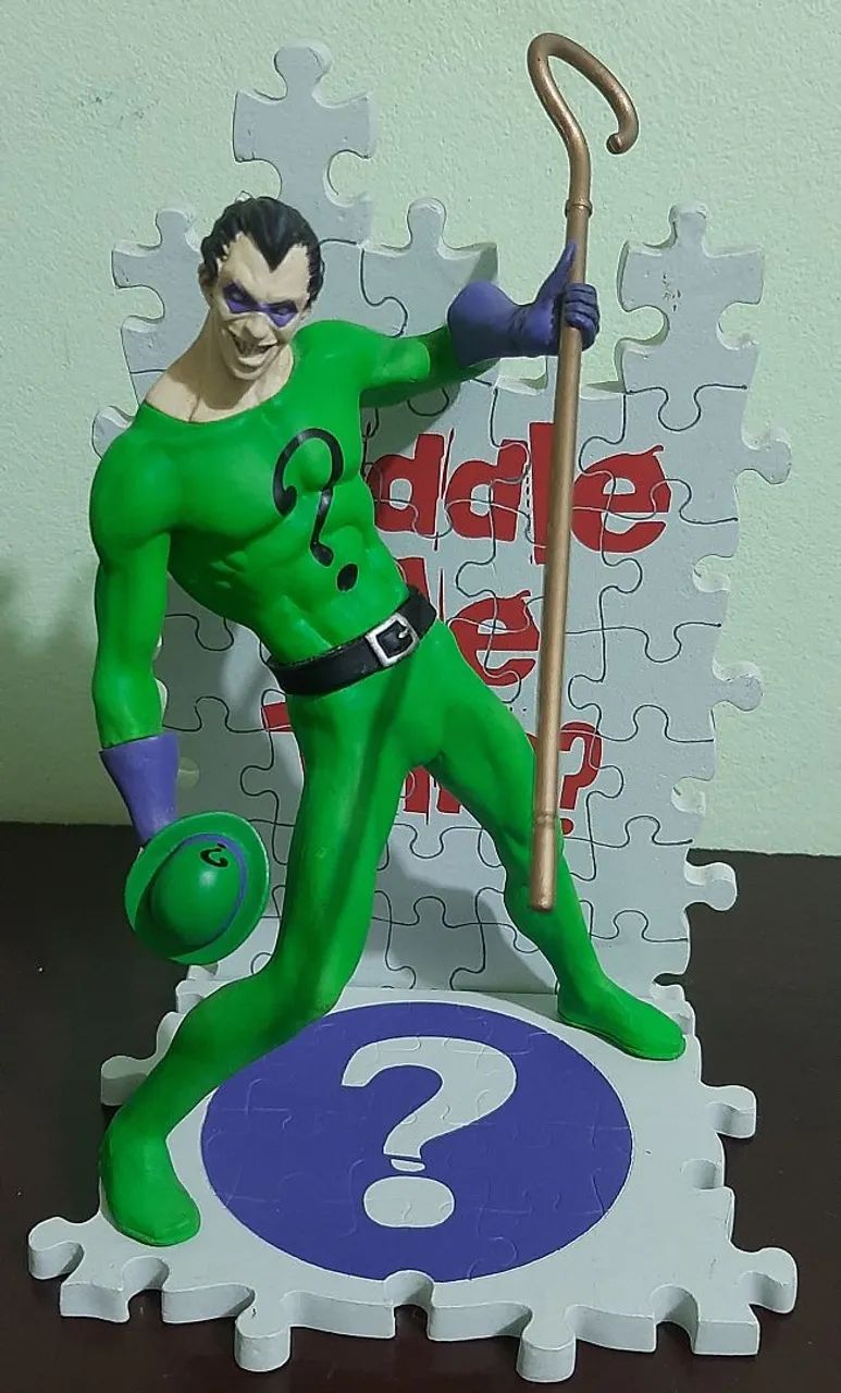 Estátua Colecionável do Charada - DC Comics COLEÇÃO YAMATO
