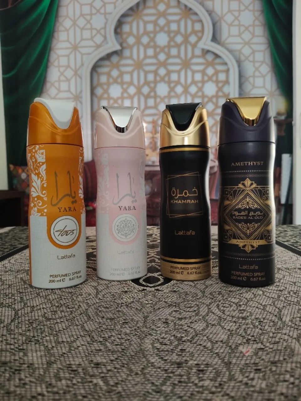 Perfumes arabes em Spray Lattafa 200ml