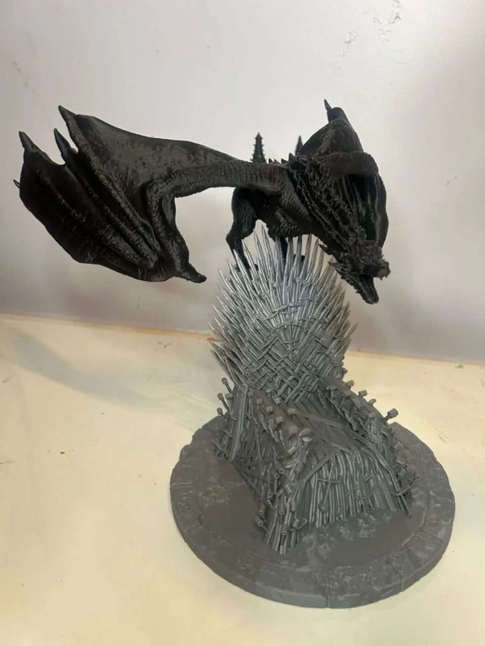 [Sob Encomenda] Trono de Ferro com dragão - Foto 2