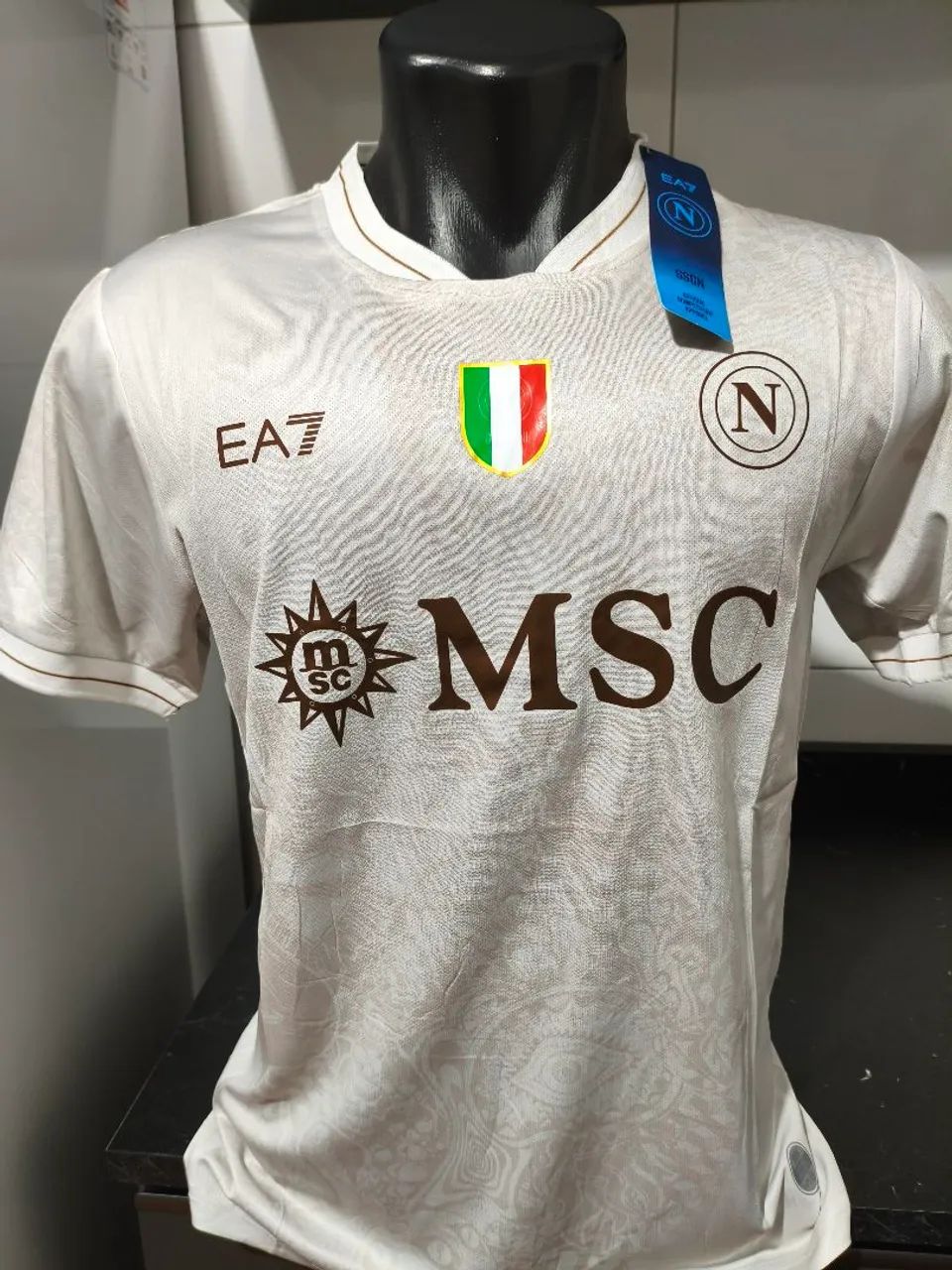 Camisa Napoli Armani Bege - Foto 2