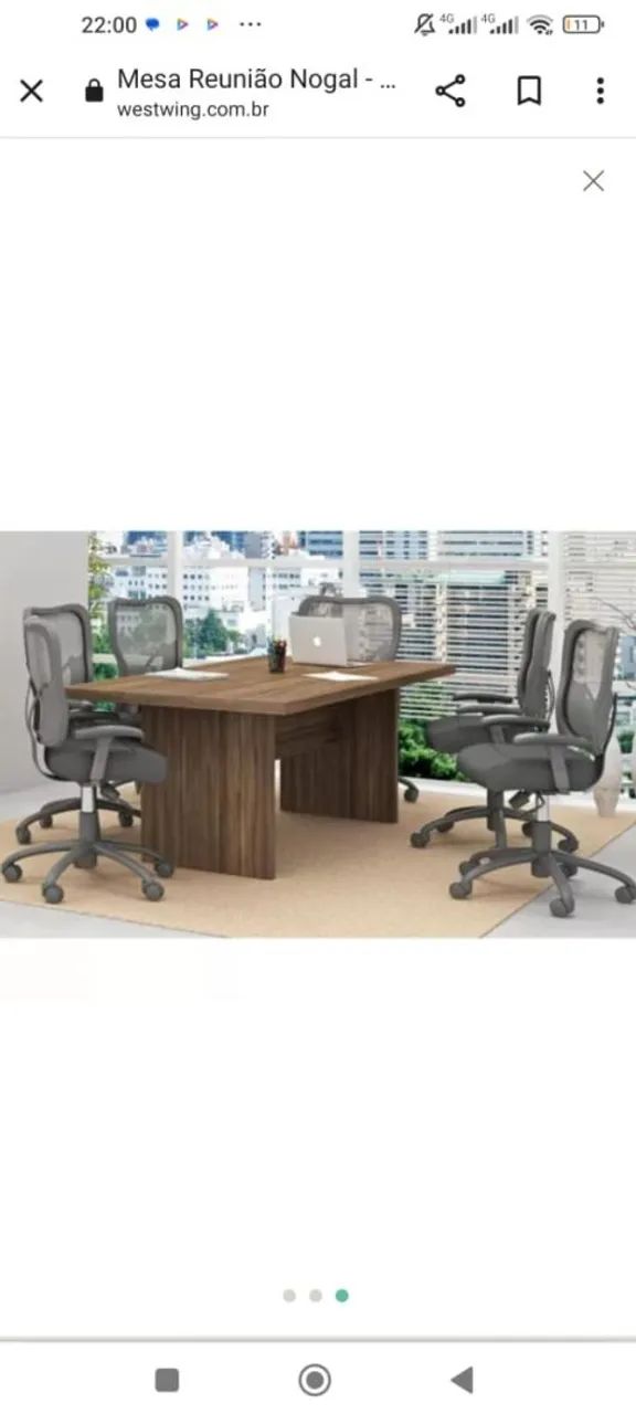 VENDE-SE MESA DE ESCRITÓRIO  NOVA NA EMBALAGEM  - Foto 3