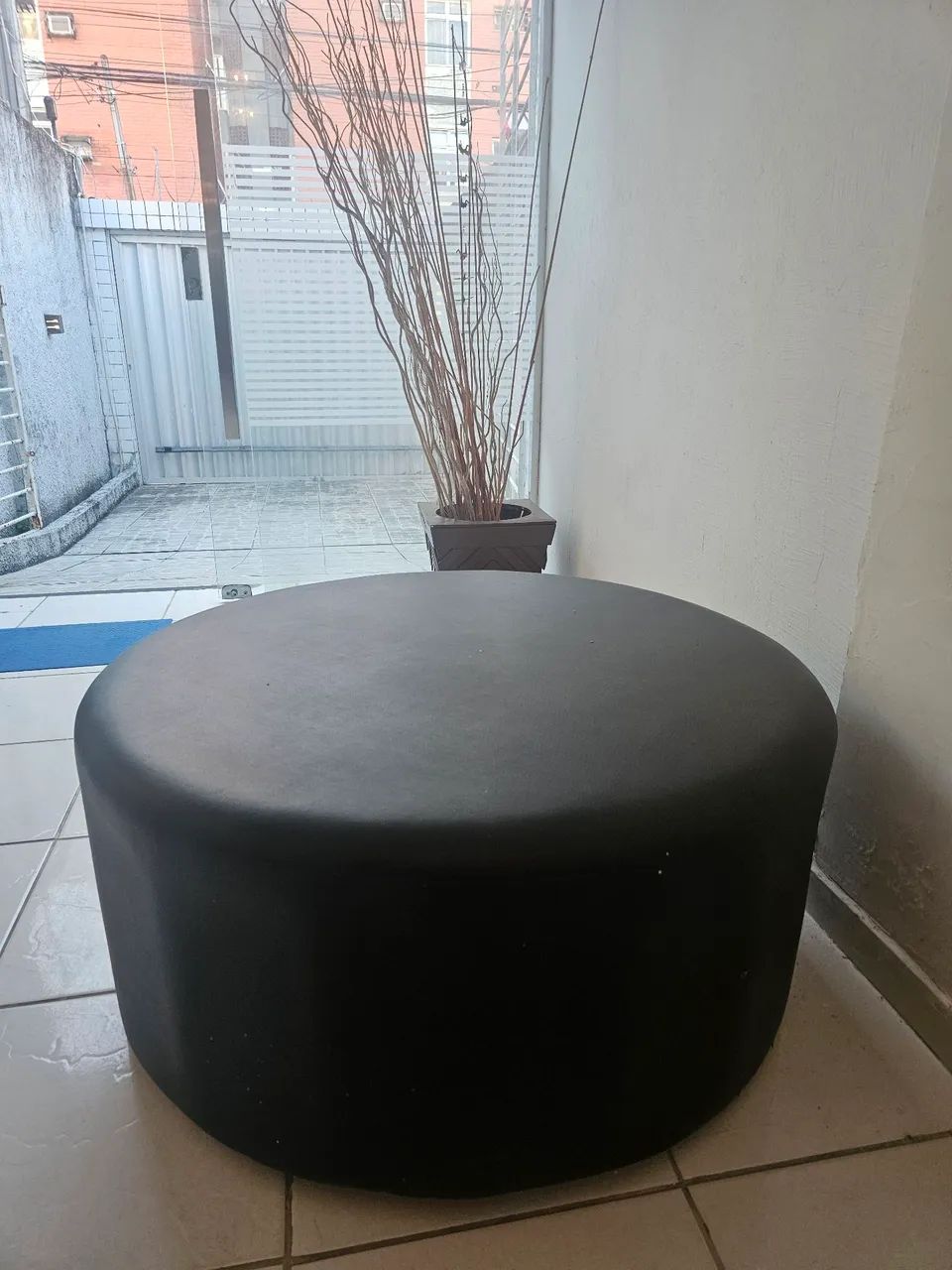 Puff gigante decorativo 105x105 cm - Foto 3