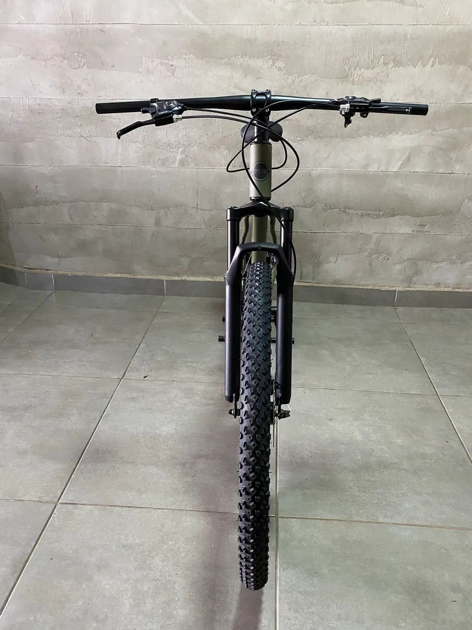 BICICLETA ARO 29 GTI VERDE MILITAR 21V - Foto 3
