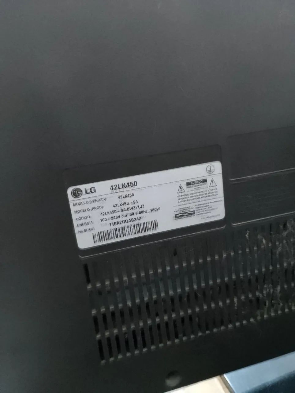 TV LG 42 POLEGADAS 