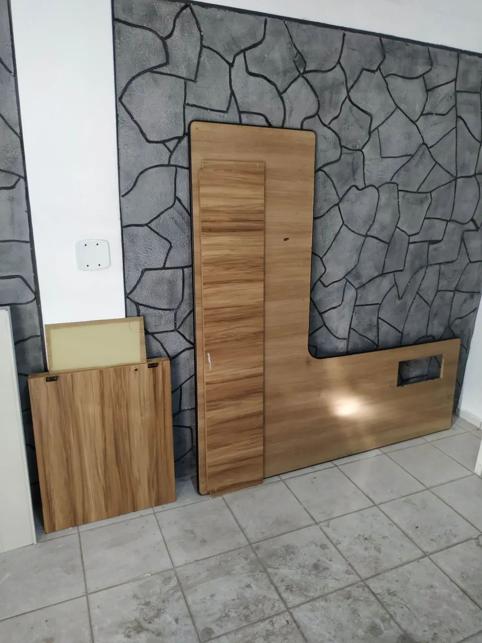 Mesa de canto em "L" 170x170
