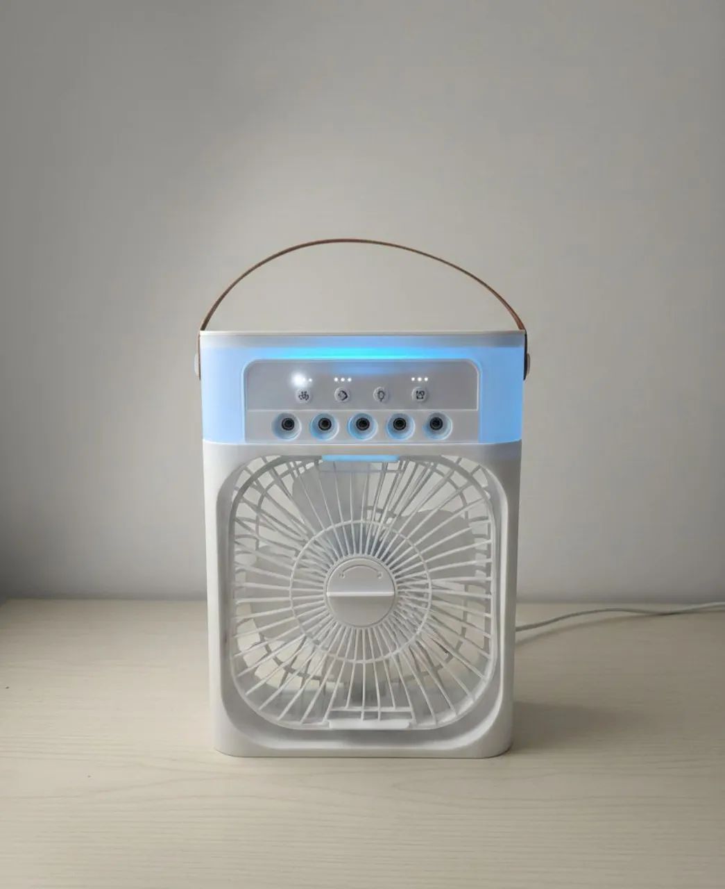 Ventilador e Umidificador de Mesa com Luz Led - Foto 2