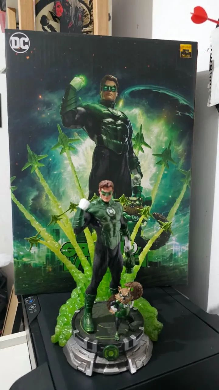 Lanterna Verde/Green Lantern Unleashed Deluxe - 1/10 Art Scale - DC Comics - Iron Studios - Foto 5