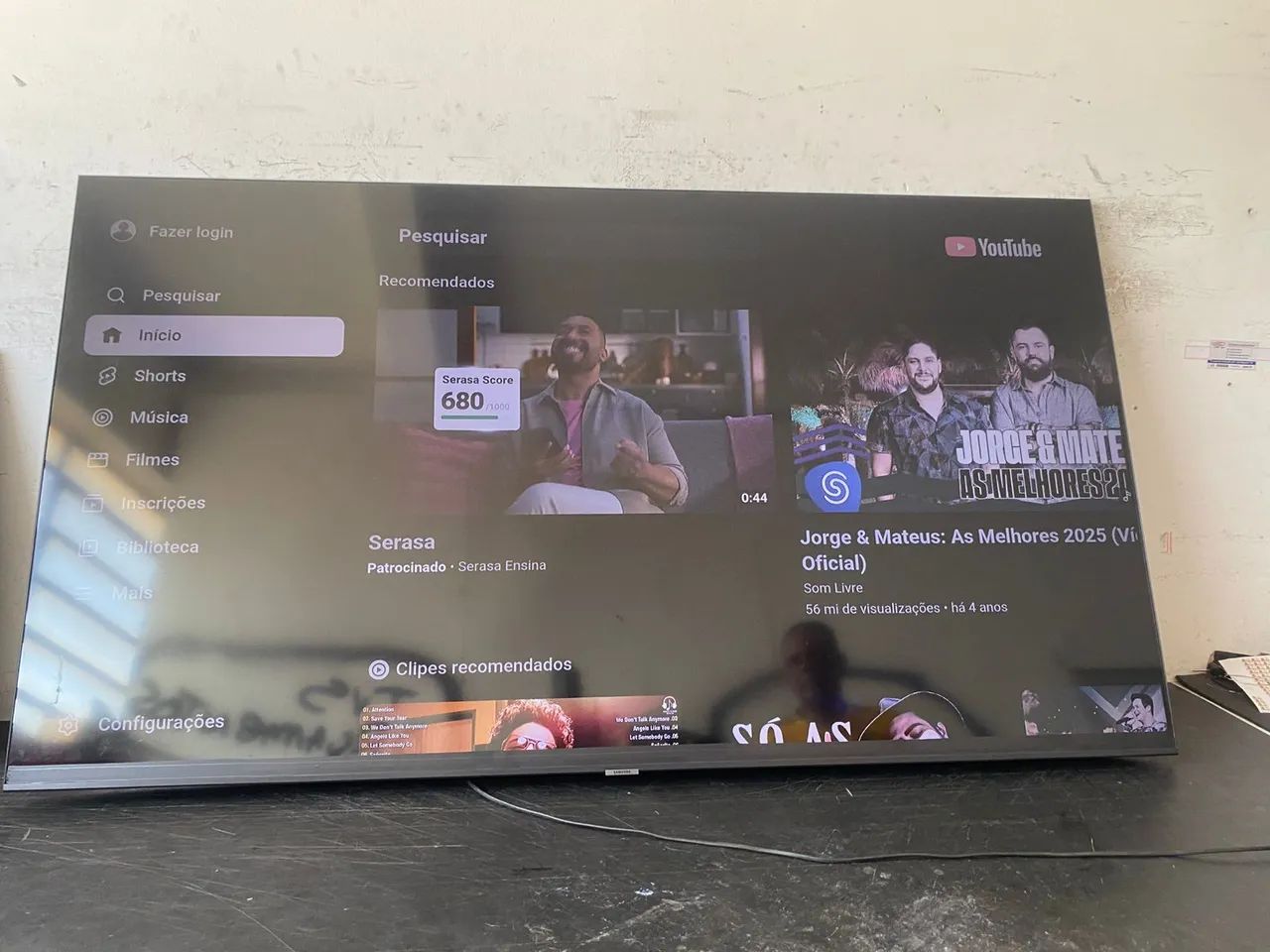 Vendo Smartv Samsung 70 polegadas 4k top de linha em estado de nova conforme fotos R$ 3100 - Foto 5