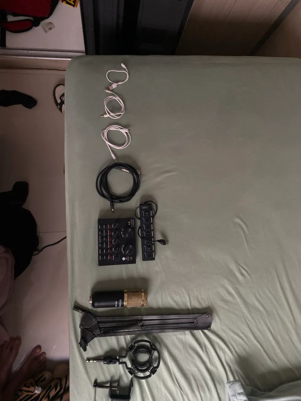 Microfone Bm800 + Interface  - Foto 5