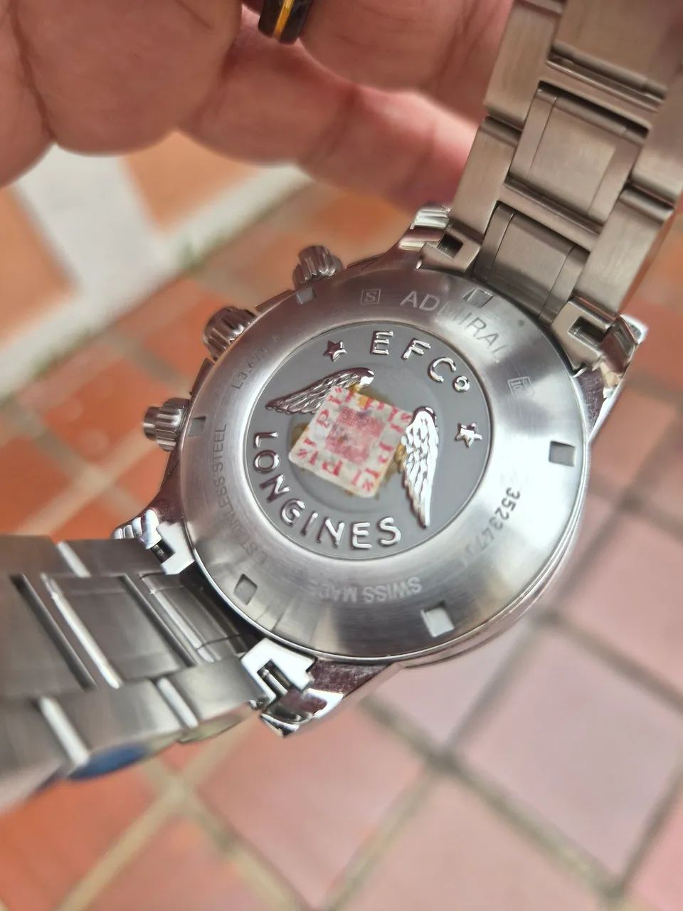 Relogio Longines Admiral Chronograph GMT Automático  - Foto 5