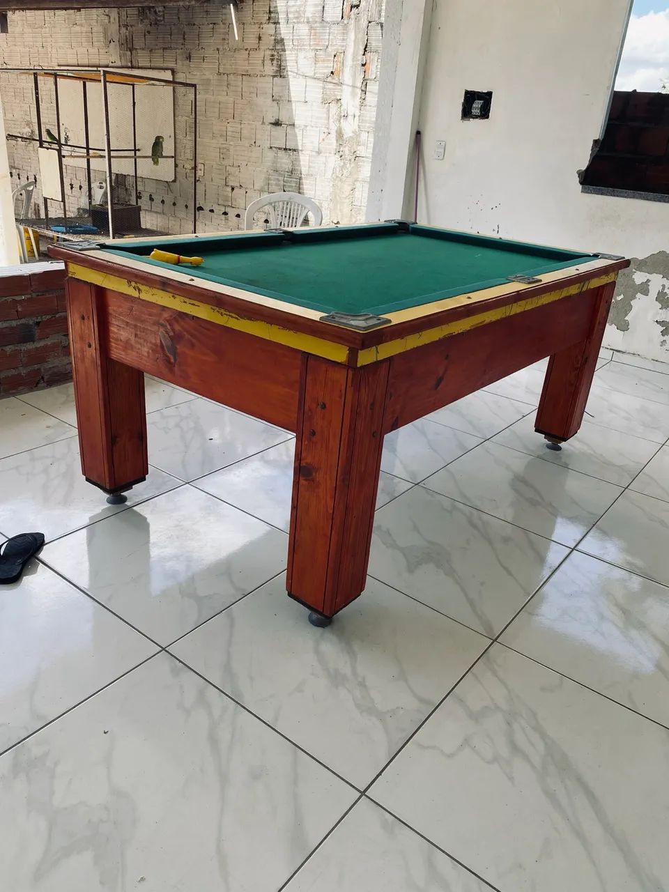 Mesa de Sinuca Profissional com Tampo de Pedra e Madeira Maciça - Foto 3