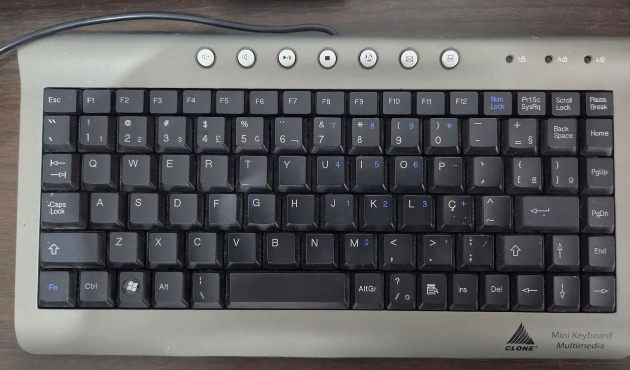 Teclado USB - Raro anos 2000
