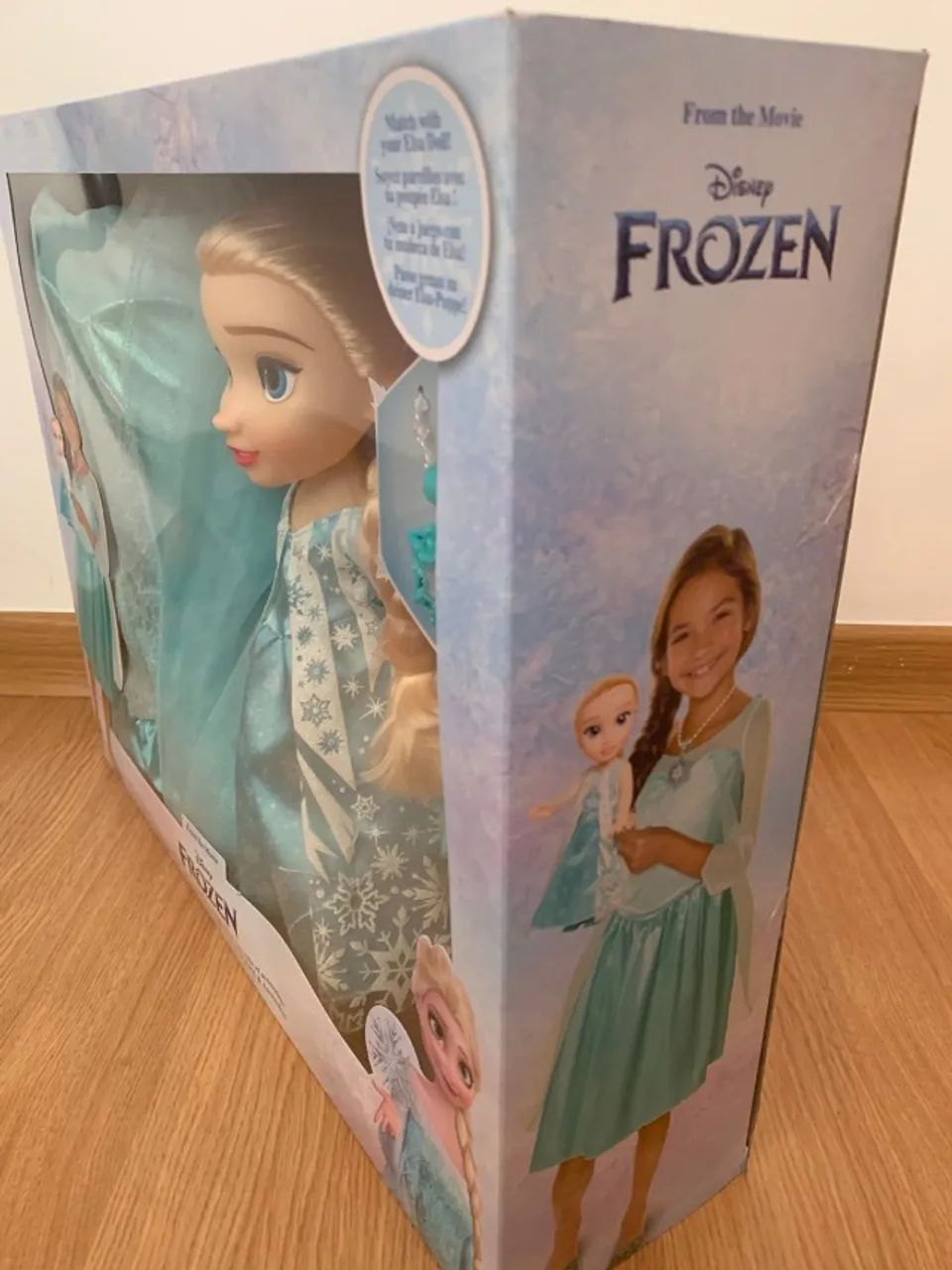 (Novo) Boneca Elsa Frozen Com Acessórios Disney Multikids - Foto 2