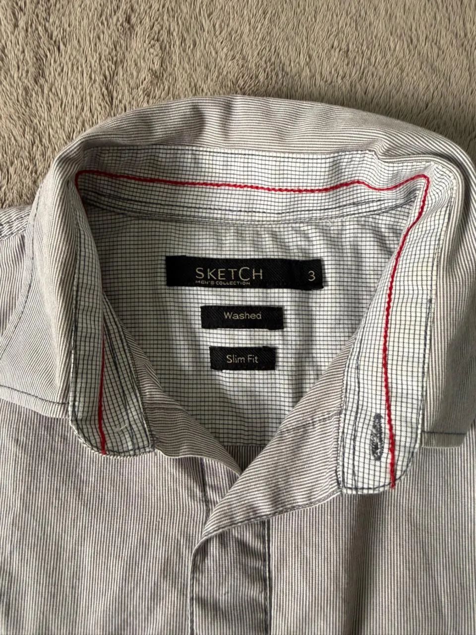 camisa sketch listrada  - Foto 3