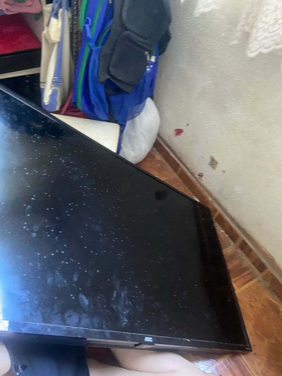 vendo  TV 43 ?m Smart usada quebrada AOC 43 polegadas  - Foto 4