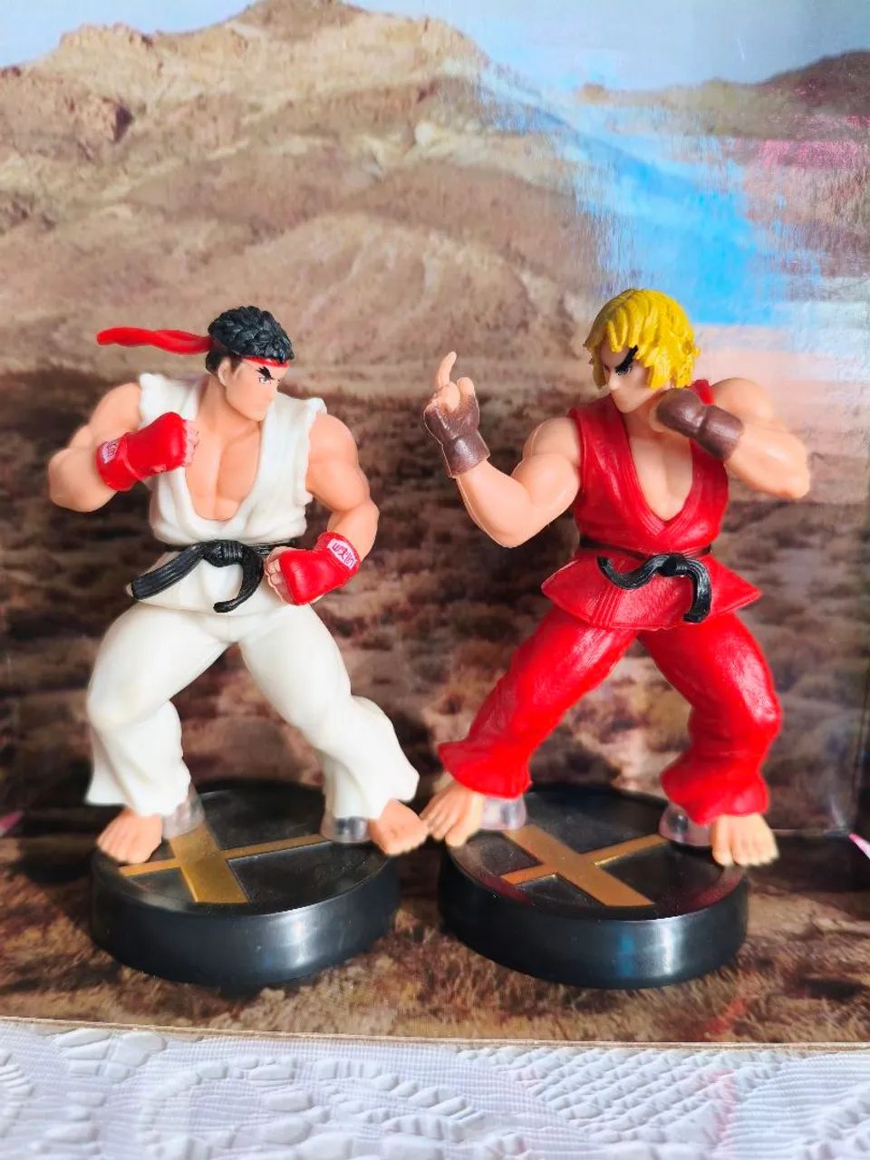 Ryu e Ken Street Fighter action figures - Foto 2