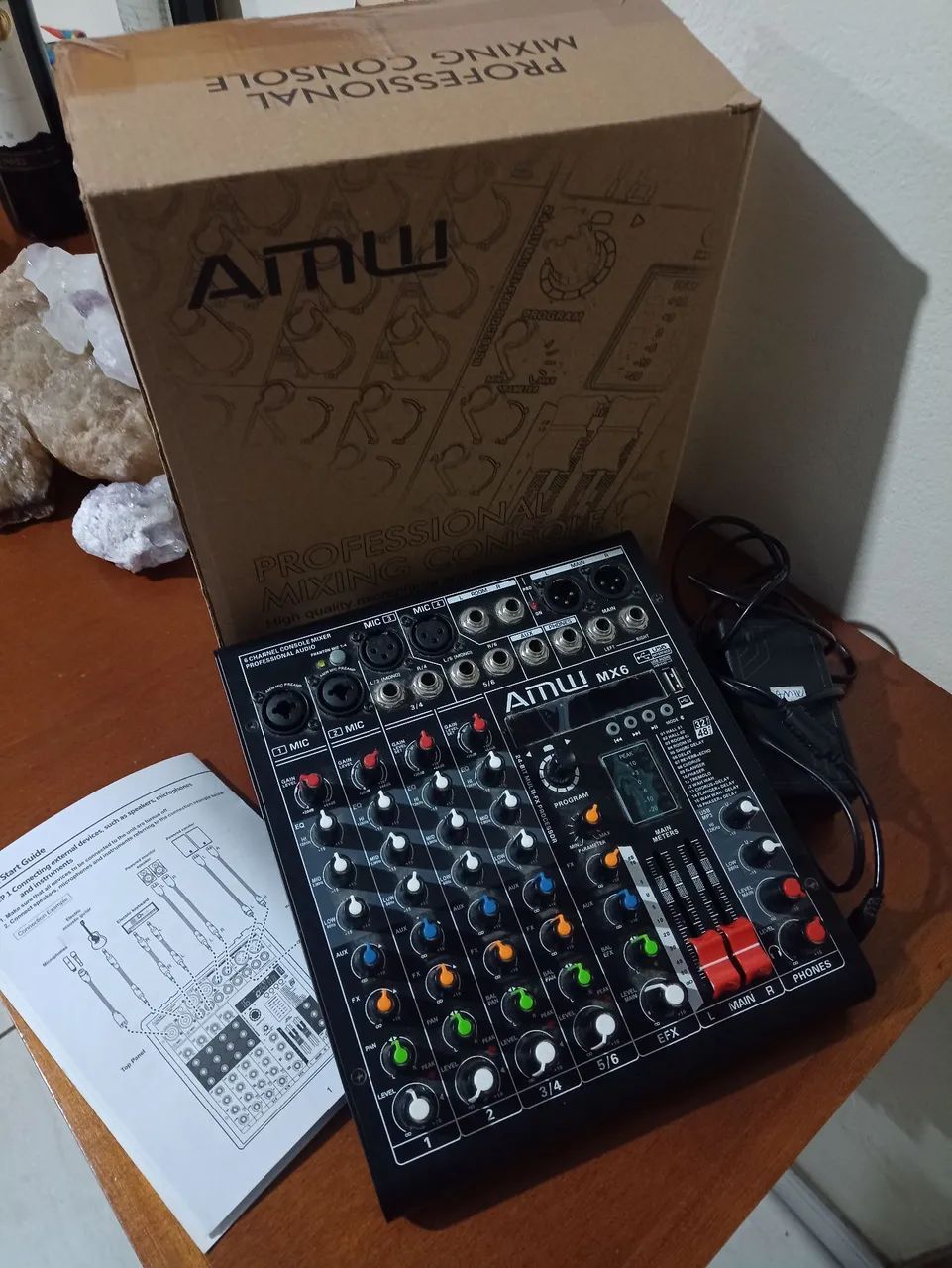 Mesa som amw 6 canais com bluetooth+USB  - Foto 2