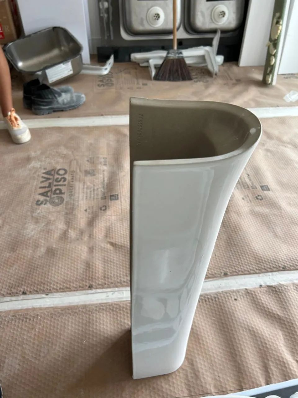 Lavatório e Coluna Louça Branco Deca  - Foto 4
