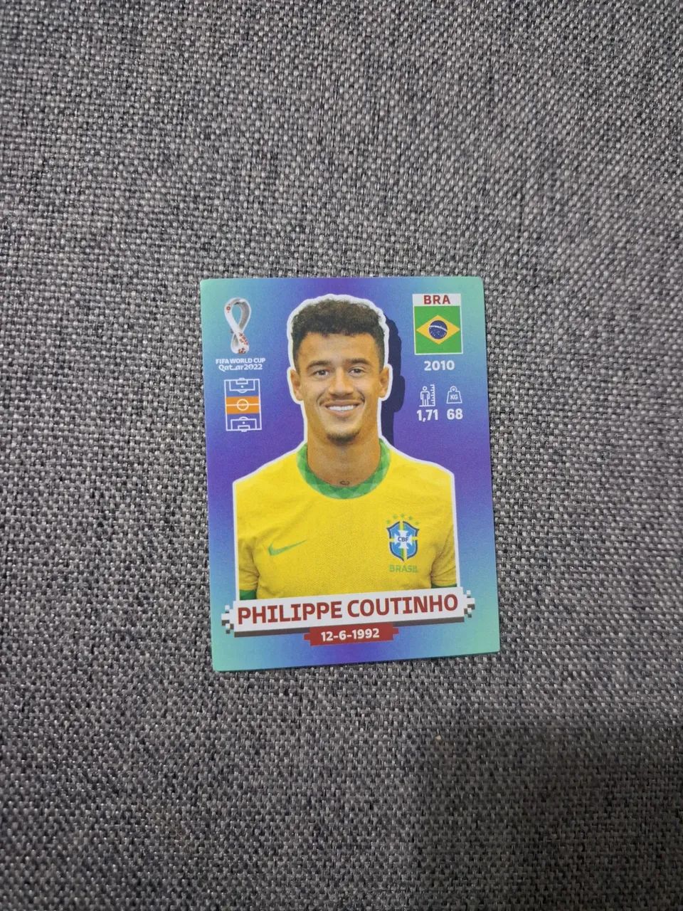 Philippe Coutinho 2022 álbum da copa do mundo
