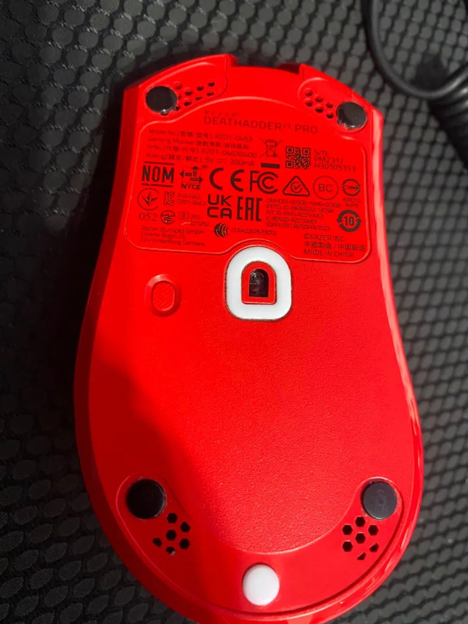Mouse Razer Deathadder V3 Pro Faker Edition + Dongle 8k - Foto 5