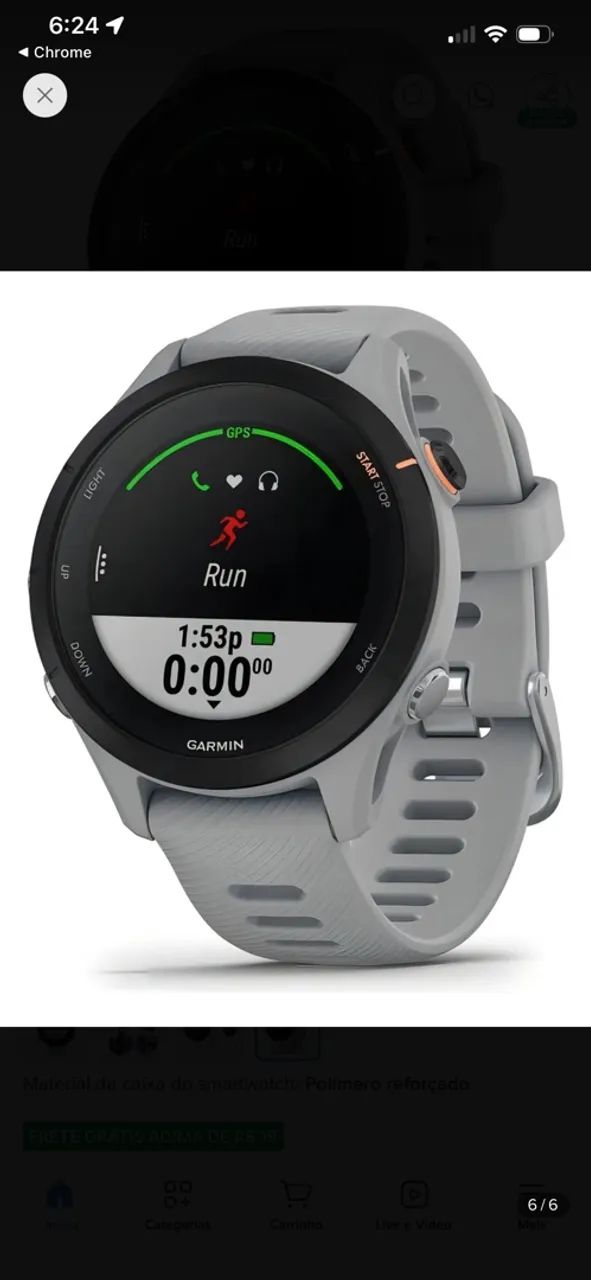 Relógio Garmin 55 forerunner  - Foto 4