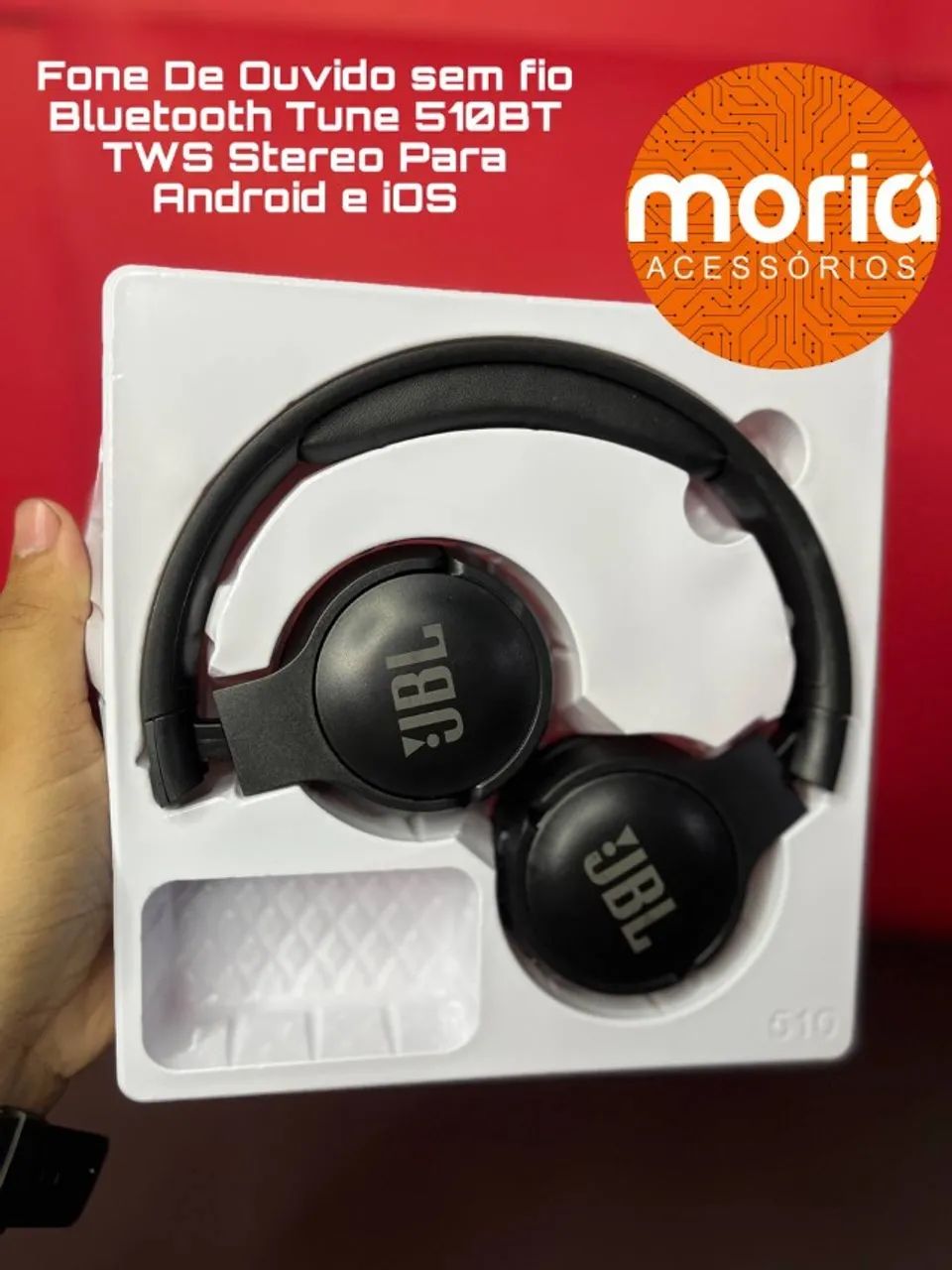 Fone De Ouvido Sem Fio Bluetooth Com Microfone Headset  - Foto 3