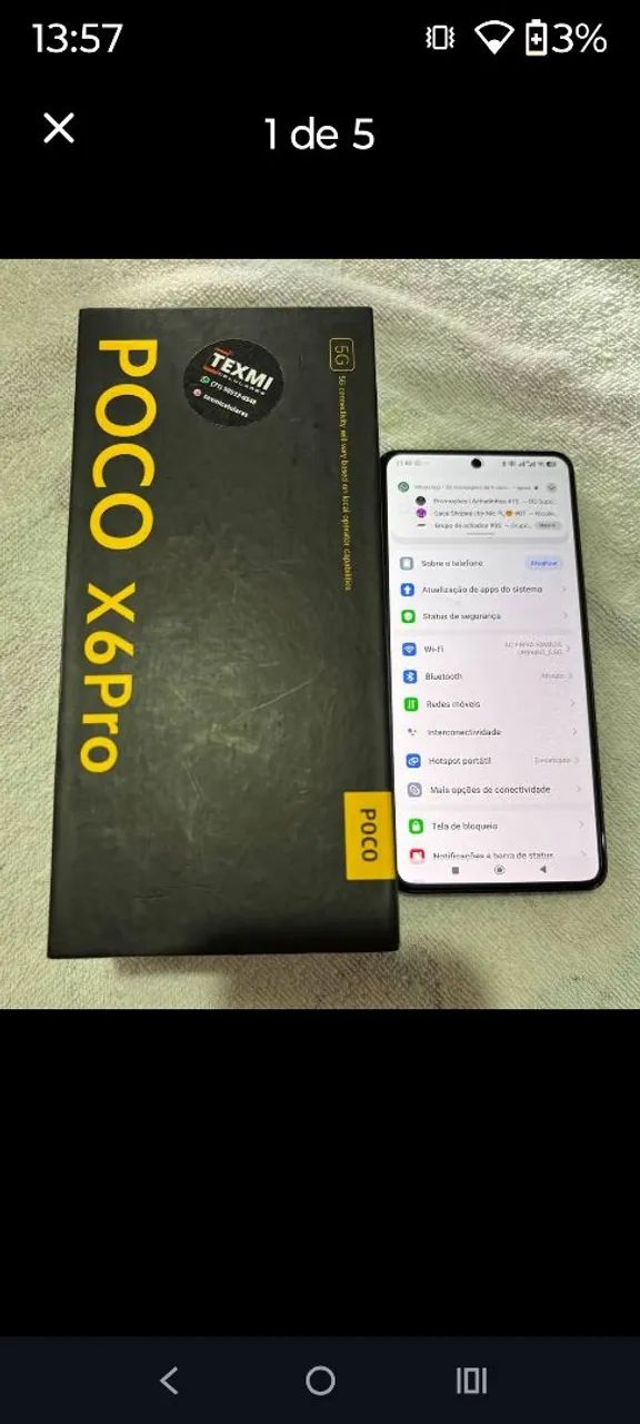 Poco x6 pro (512 gigas)