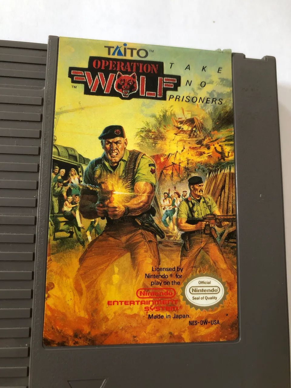 CARTUCHO OPERATION WOLF NINTENDO ORIGINAL  - Foto 4