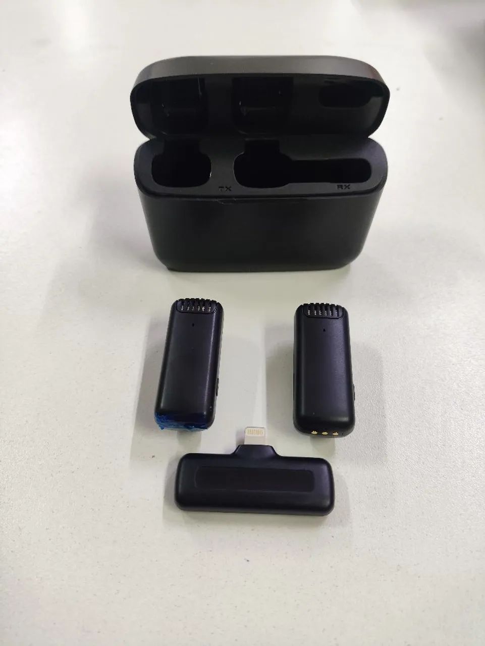 Microfone Lapela sem fio duo para iPhone  - Foto 2