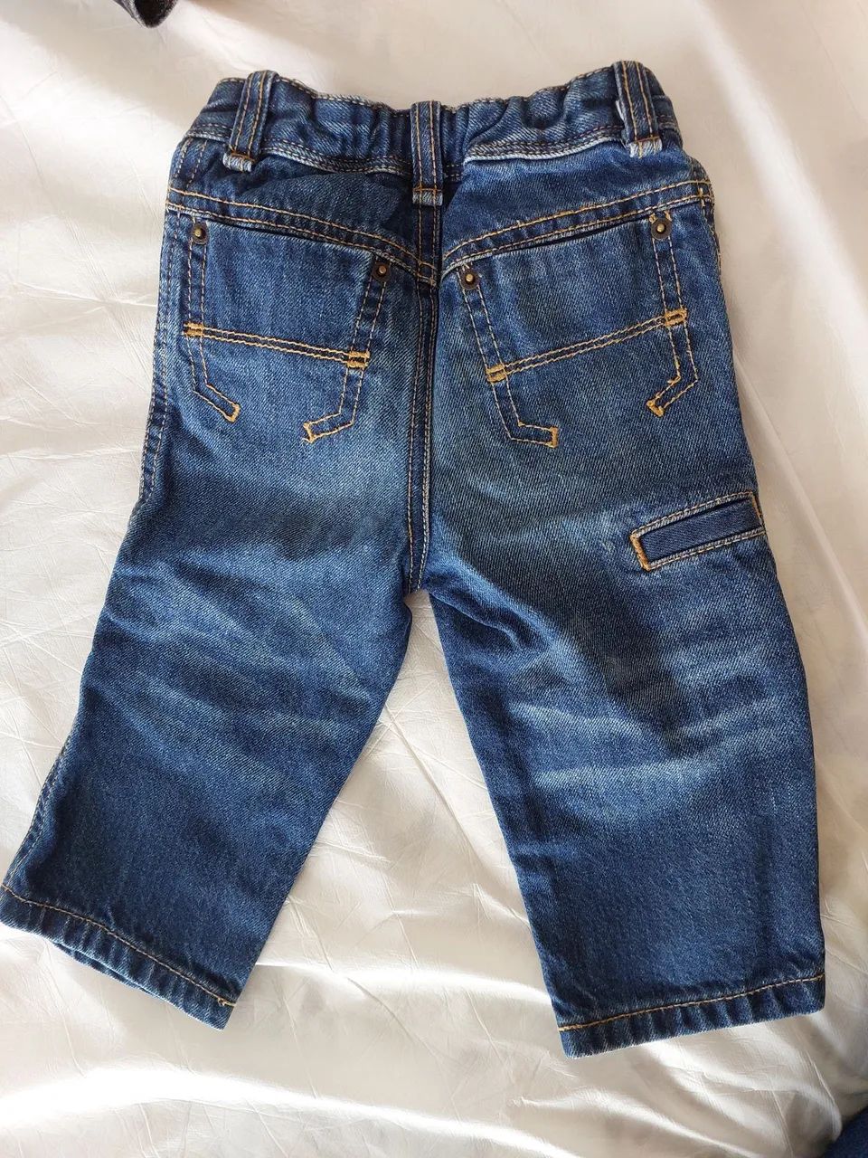 Calça jeans infantil Tommy Hilfiger 12 meses - Foto 3