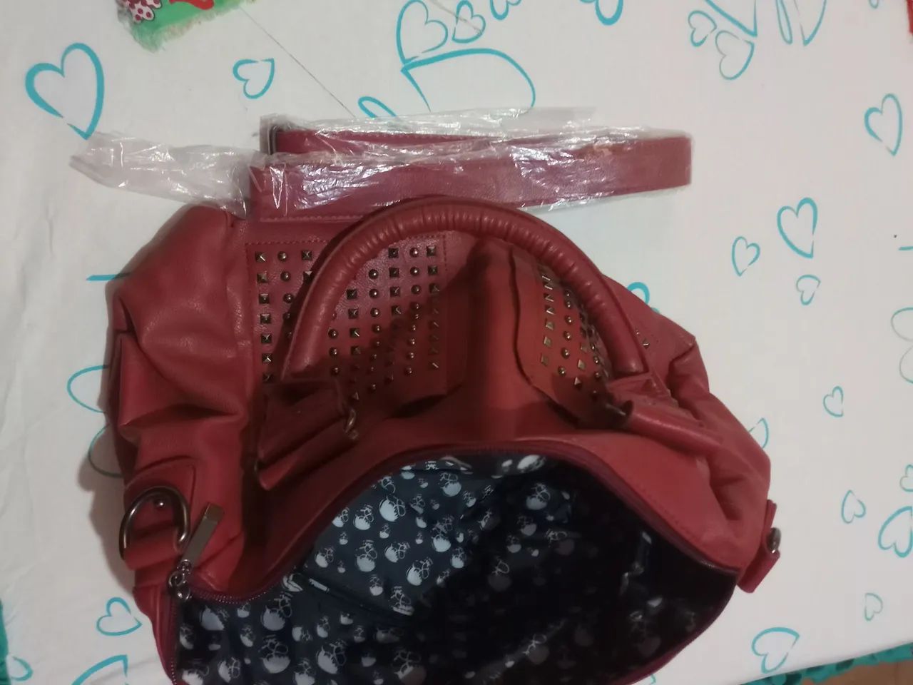 Bolsa feminina de couro sintético  - Foto 4