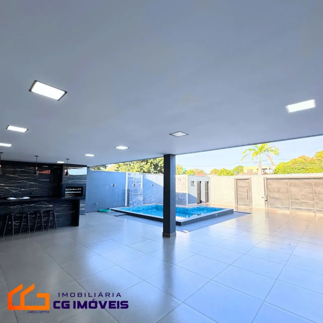 esquina com piscina e area gourmet - Foto 4