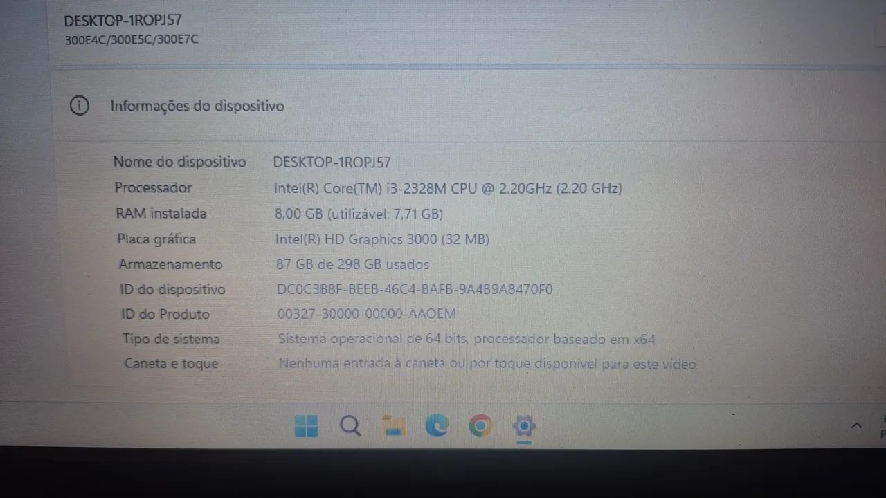 NOTEBOOK SAMSUNG NP 300E4C-AD2BR CORE I3 2ª GERAÇÃO - Foto 4