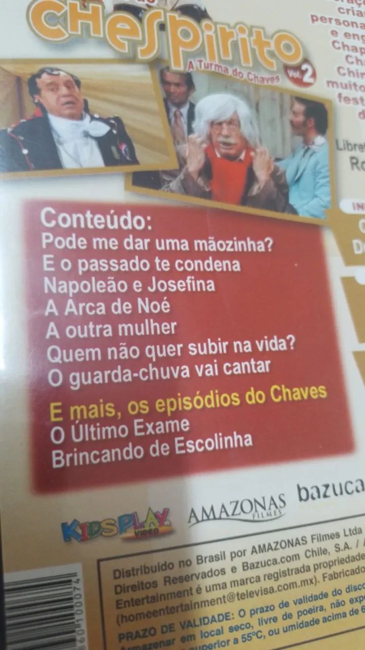 DVD O Melhor Do Chespirito - A Turma Do Chaves - Vol. 2 ( 24726 ) - Foto 3