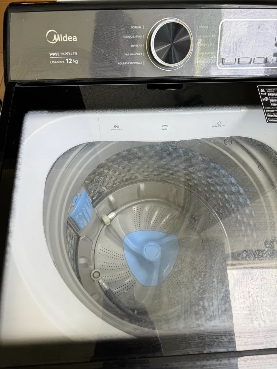 Máquina de lavar 12k midea zerada nunca usada  - Foto 5