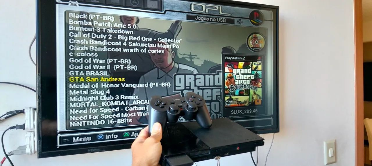 PS2 slim funcionando blz - Foto 5