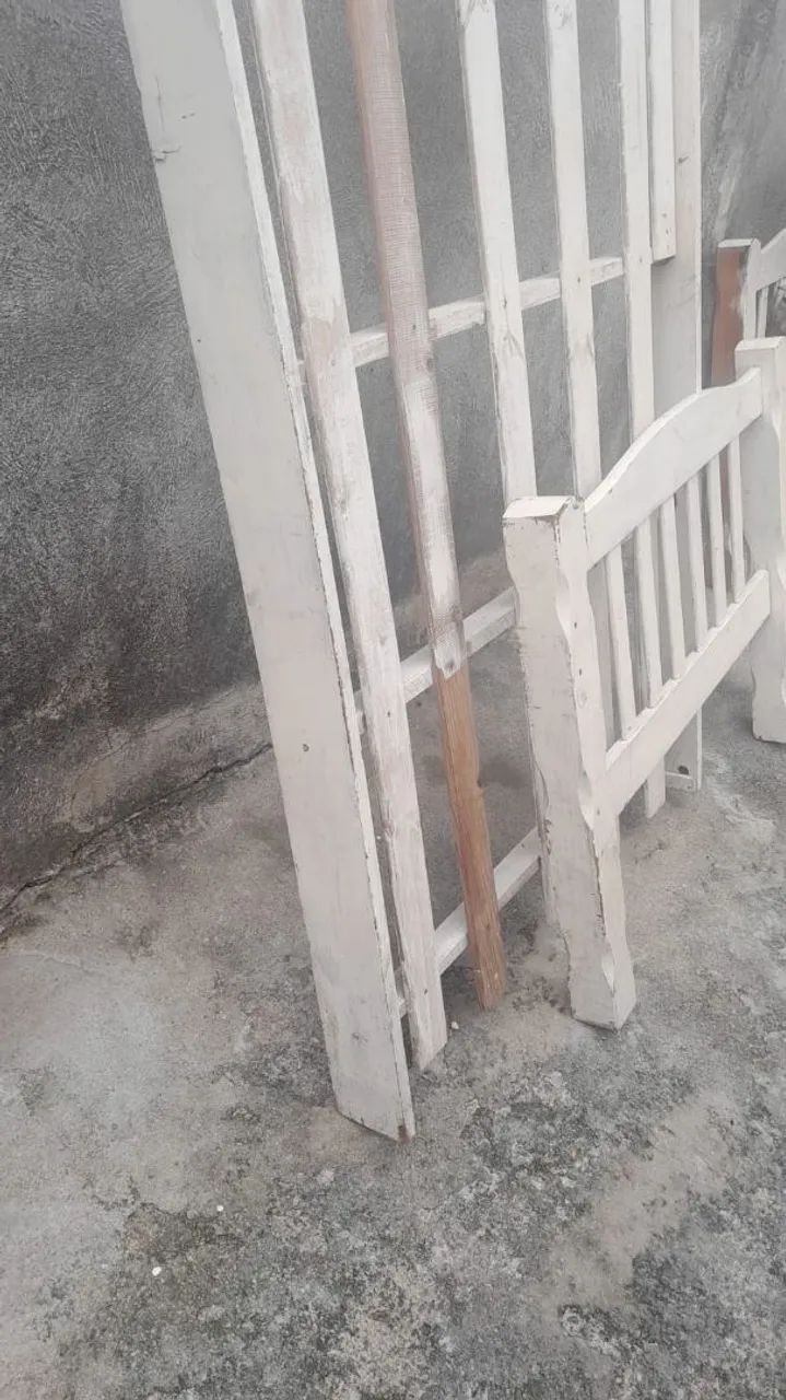 Cama de solteiro rústica de madeira pinus maciça. - Foto 2