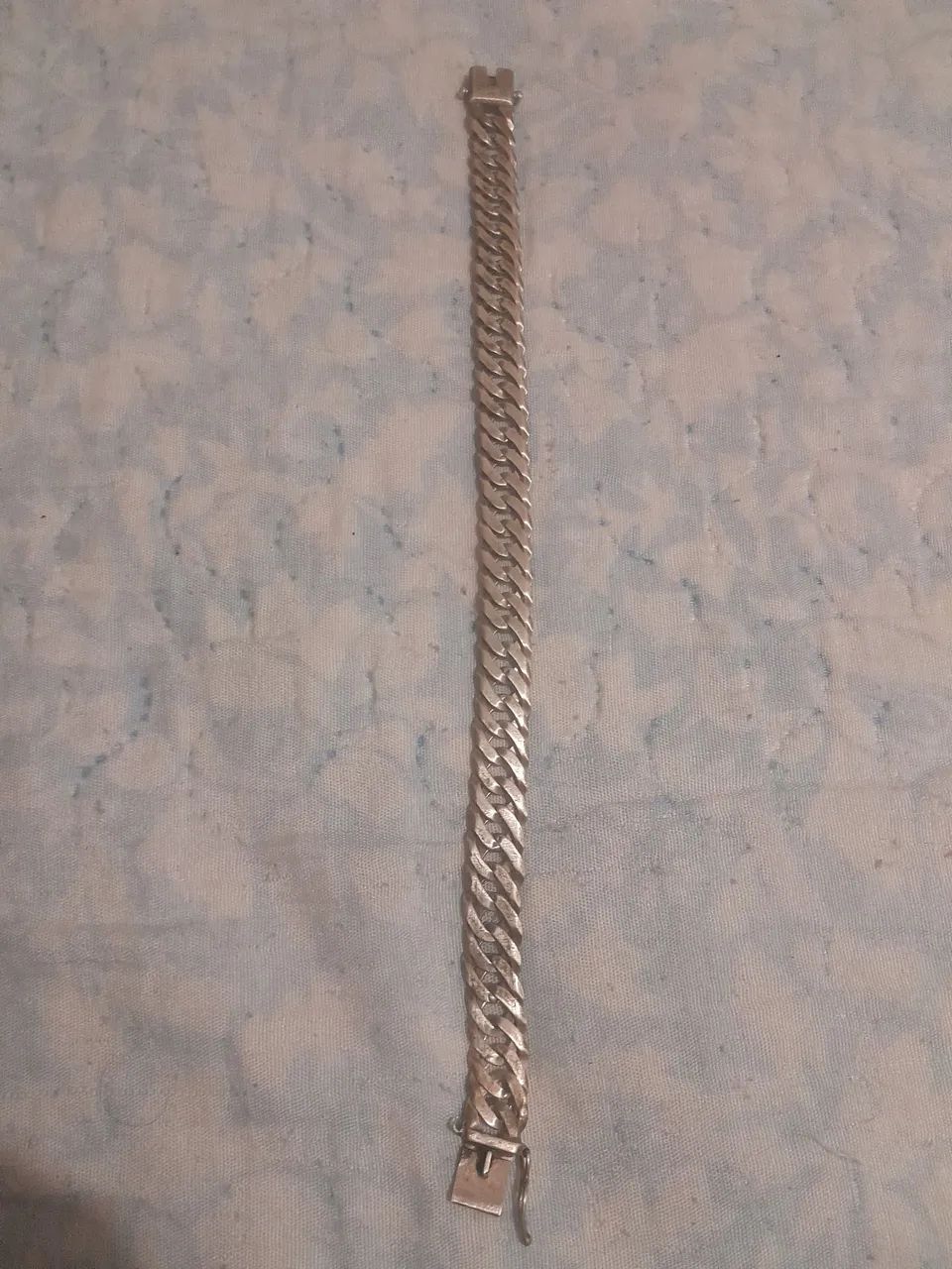 Pulseira de prata 925 escama de peixe  - Foto 3