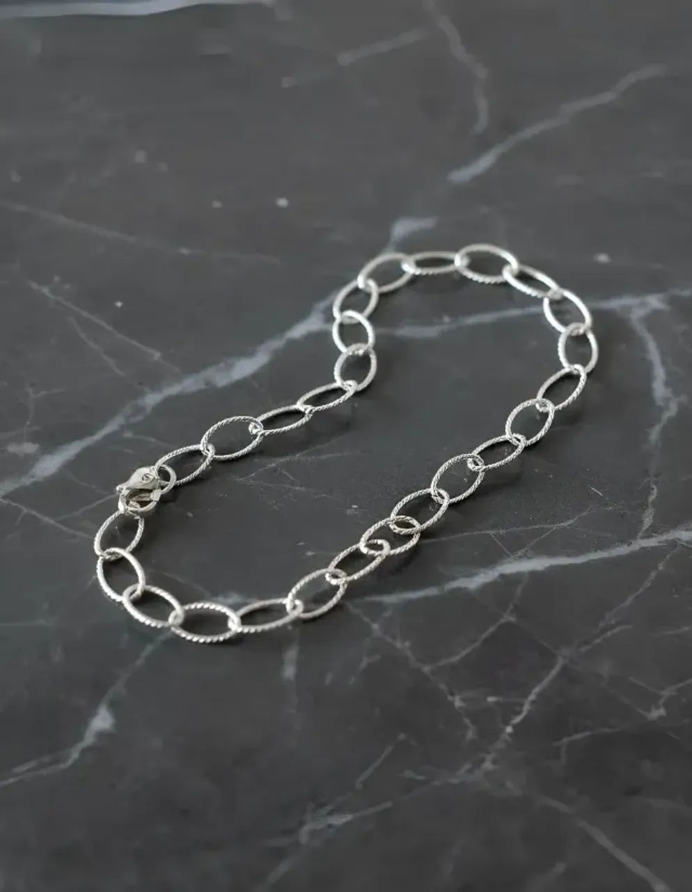 Pulseira em prata 925 legítima elos grandes - Foto 3