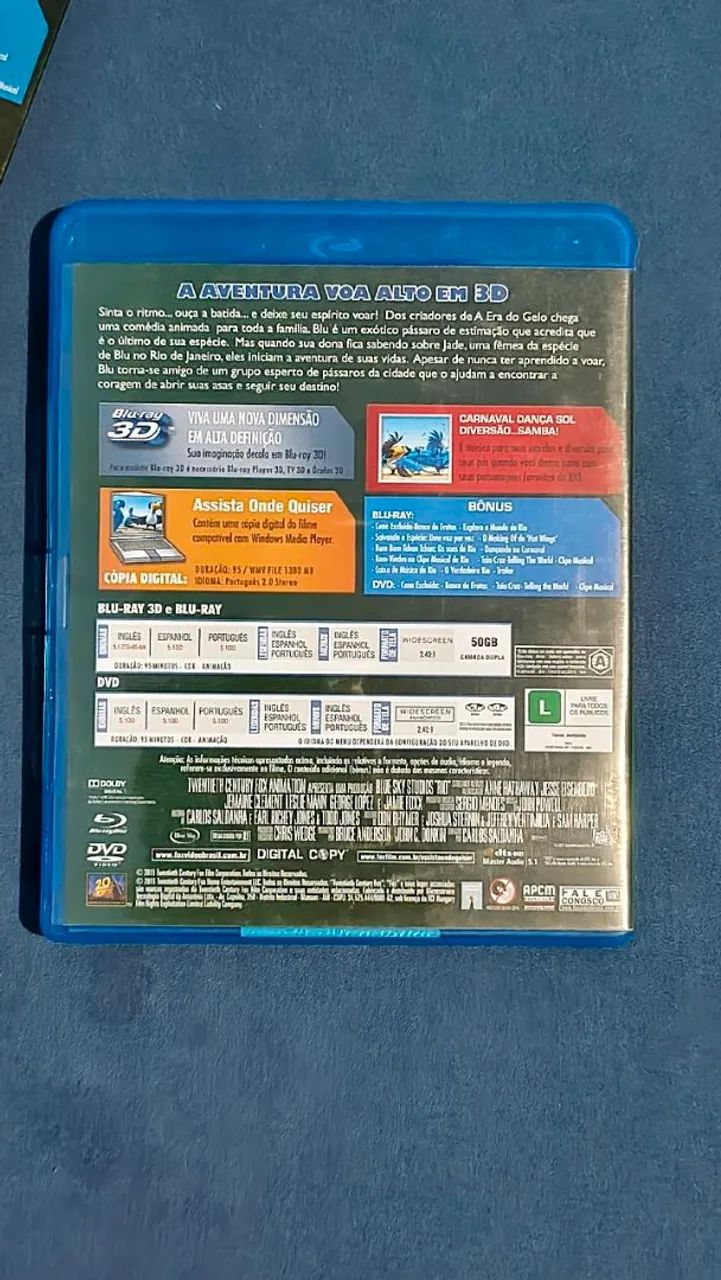 RIO (Blu-Ray 3D + Blu-Ray - DVD) - Foto 4