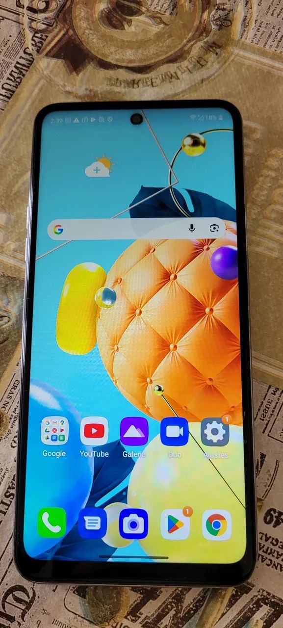 Celular Android branco LG k62 plus 4GB 128gb - Foto 5