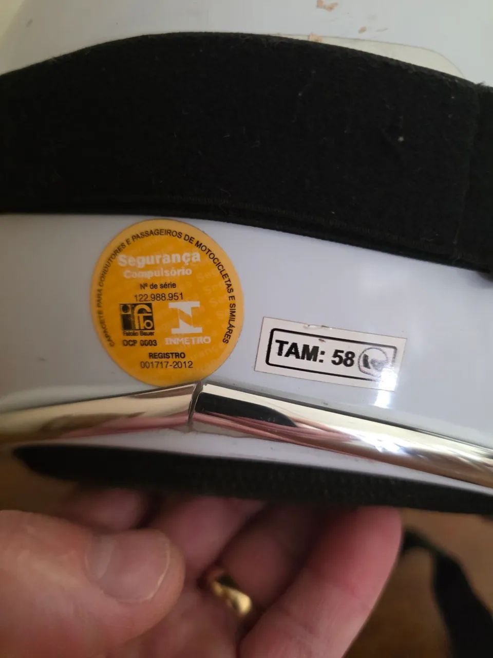 Capacete Custon Vintage com óculos. - Foto 3