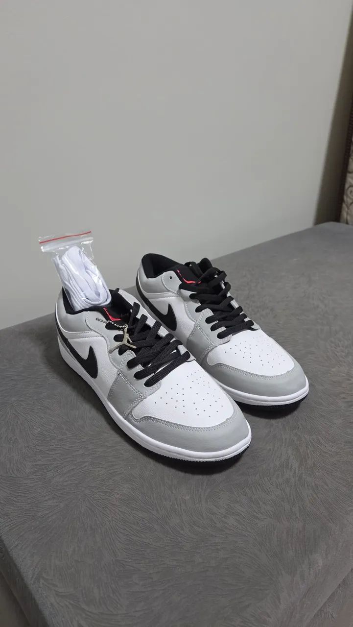 Tênis nike dunk low 43 branco/cinza